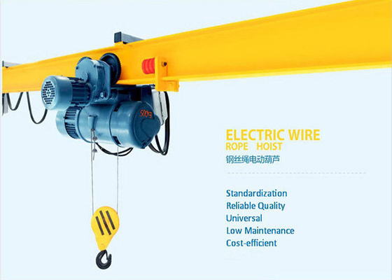 Petit poids léger de volume de mini de 10 tonnes d'Univeral grue électrique de câble métallique